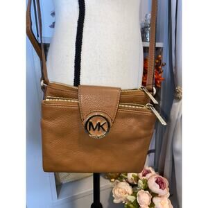 Michael Kors MK Brown Crossbody Purse Needs TLC